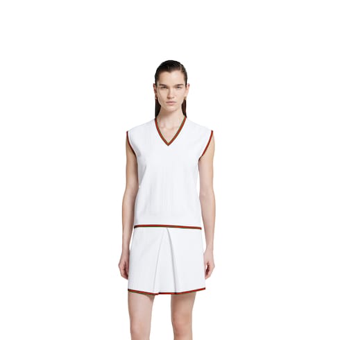 Vest top with Web trim
