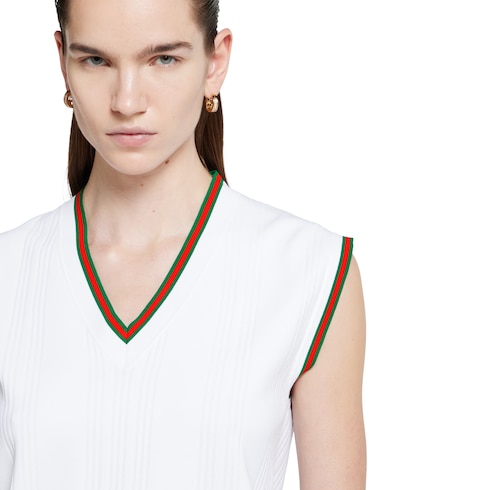 Vest top with Web trim
