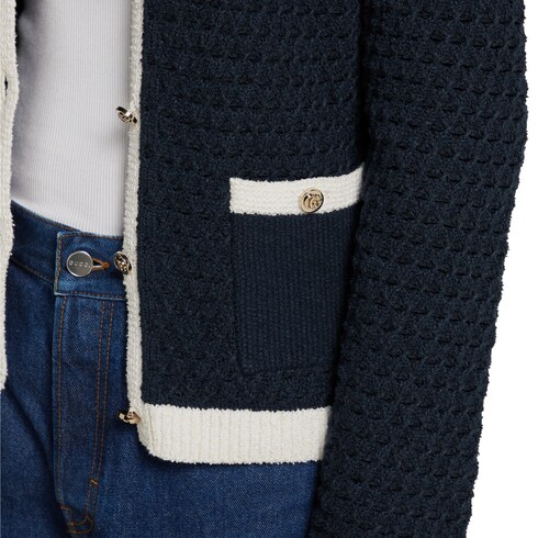 Fine cotton crochet cardigan