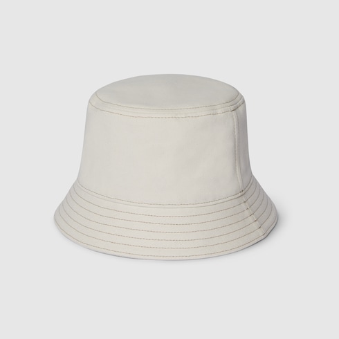 Printed cotton canvas bucket hat Detail 5