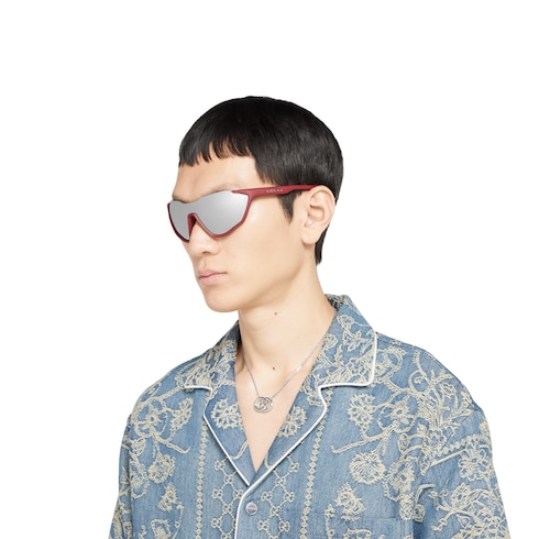 Mask-shaped sunglasses