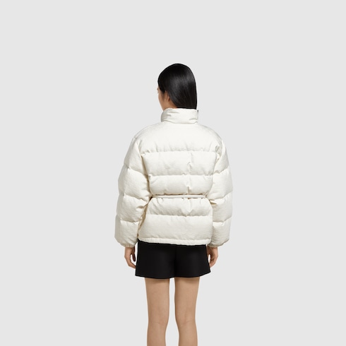Bomberjacke aus wattiertem GG Canvas