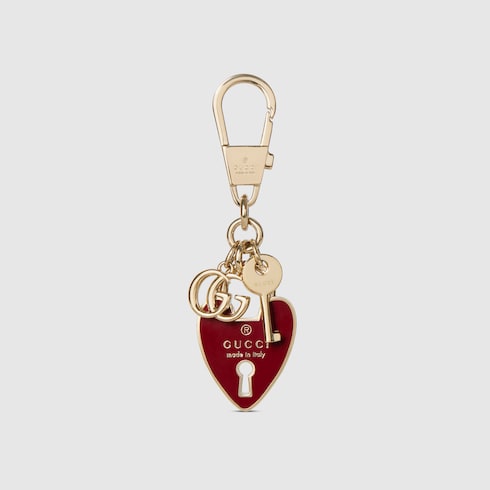 Heart-shaped keychain