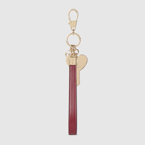 Heart-shaped keychain with strap Detail 4