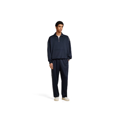 Sweatshirt aus technischem Jersey mit Logo-Prägung