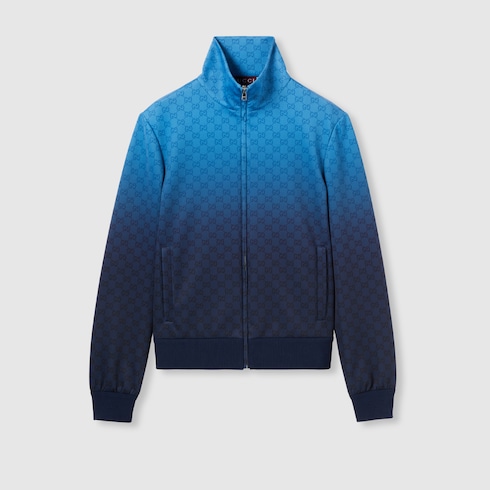 Printed neoprene zip jacket