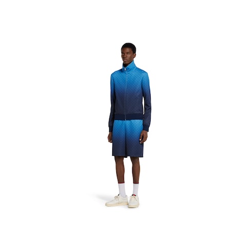 Printed neoprene zip jacket