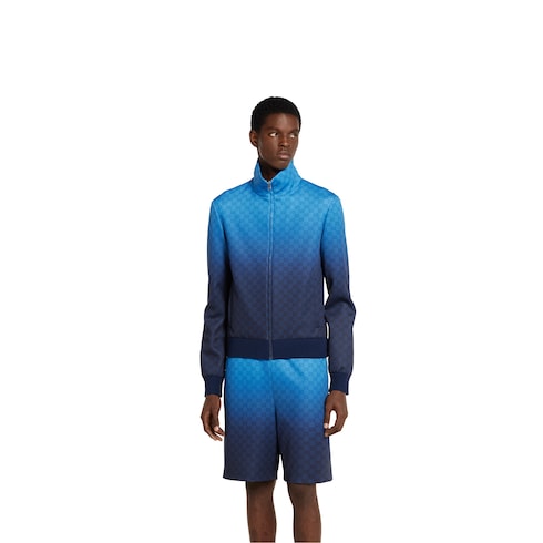 Printed neoprene zip jacket