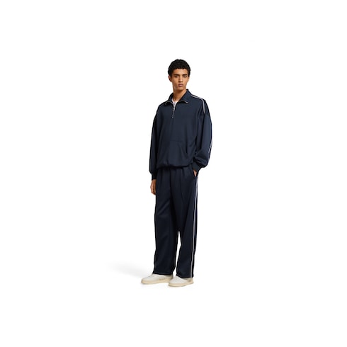 Pantalón de punto técnico con logo en relieve