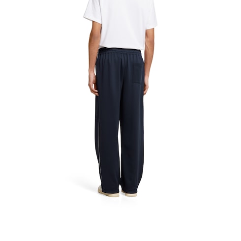 Pantalone in jersey tecnico con logo in rilievo