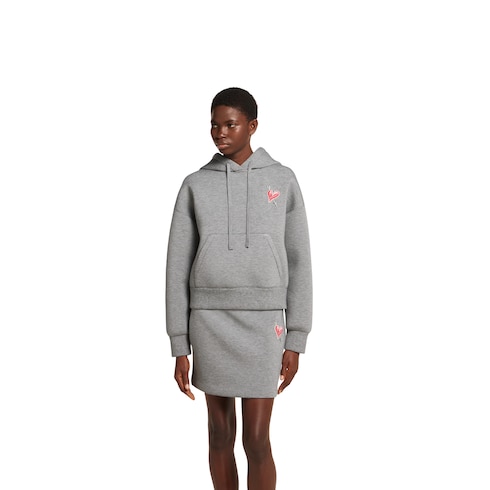 Sweat-shirt à capuche en jersey avec imprimé