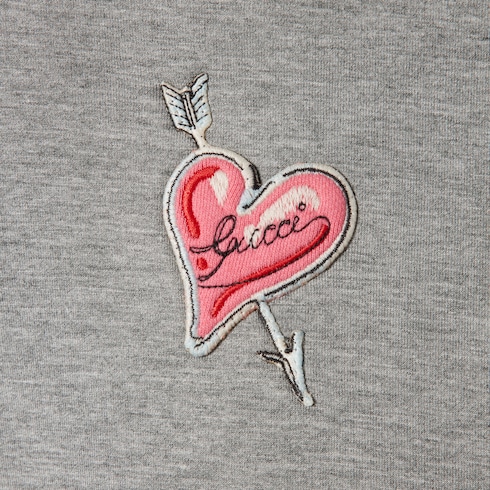 Sweat-shirt à capuche en jersey avec imprimé