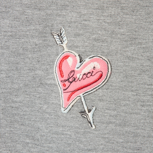 Minirock aus Jersey mit Patch