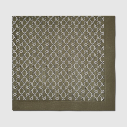 Printed silk carré