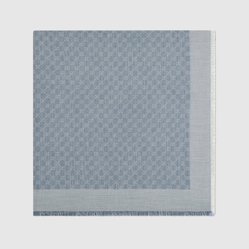 Châle effet denim GG