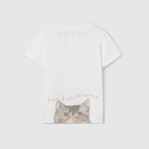 T-shirt bambino in cotone con stampa