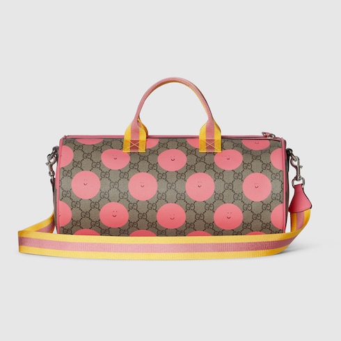 Children's printed GG top handle bag