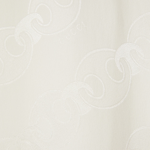 Parte de arriba jacquard seda cadena Marina