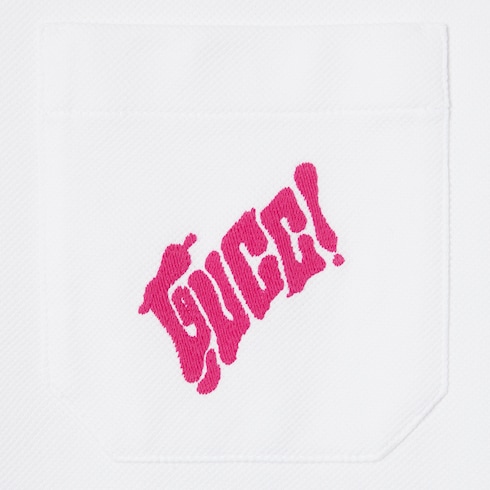 Poloshirt aus Baumwolle mit Stickerei