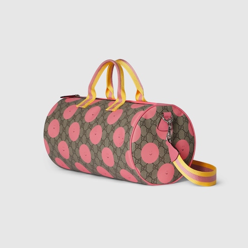 Children's printed GG top handle bag