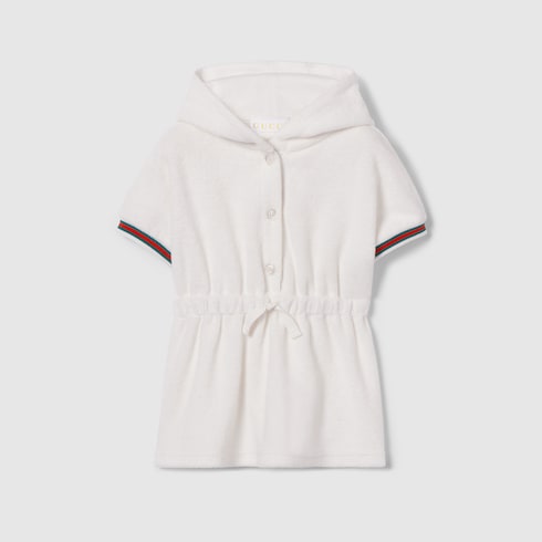 Robe pour bébé en coton avec bande Web