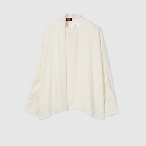 Maglia in seta jacquard Marina Chain