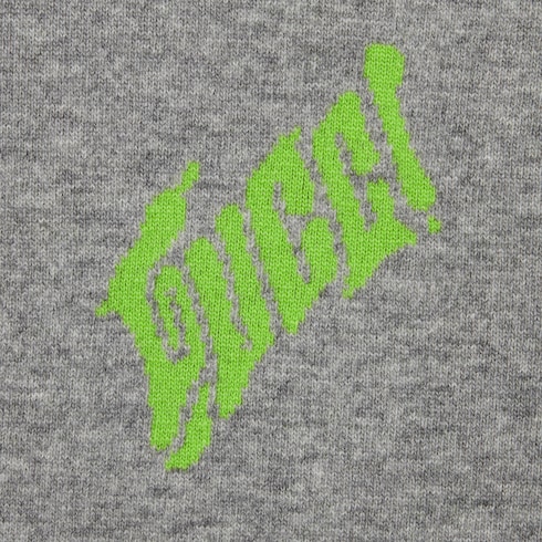 Giacca in maglia di lana jacquard con cerniera