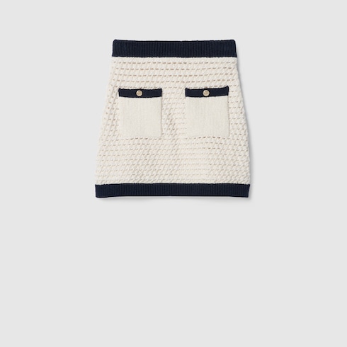 Fine cotton crochet skirt