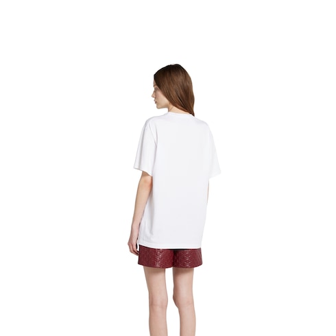 Cotton jersey T-shirt with print Detail 4
