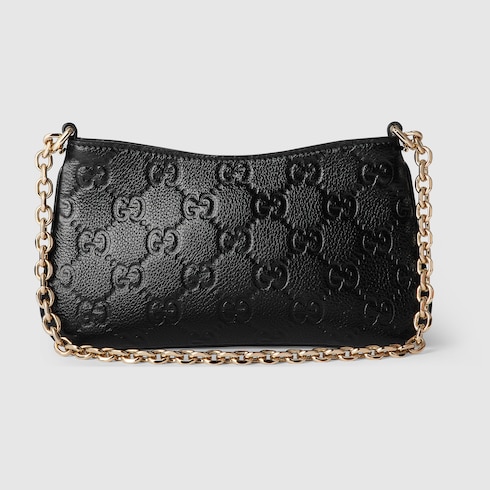 Borsa a spalla GG Emblem misura piccola