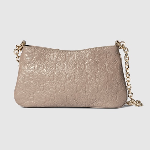 Borsa a spalla GG Emblem misura piccola