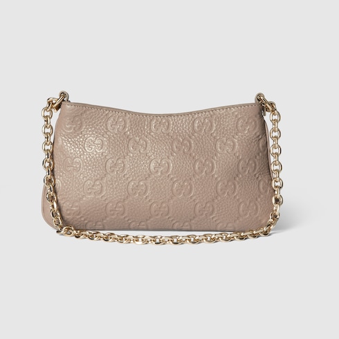 Borsa a spalla GG Emblem misura piccola