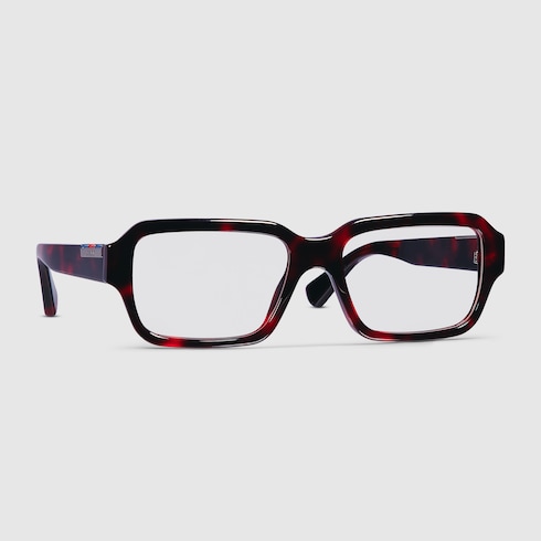 Rectangular frame sunglasses