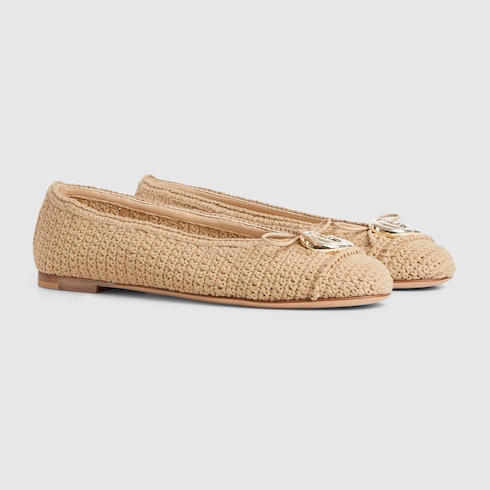 Women's ballet flat with Horsebit