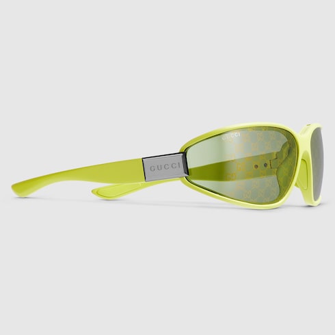 Rectangular frame sunglasses