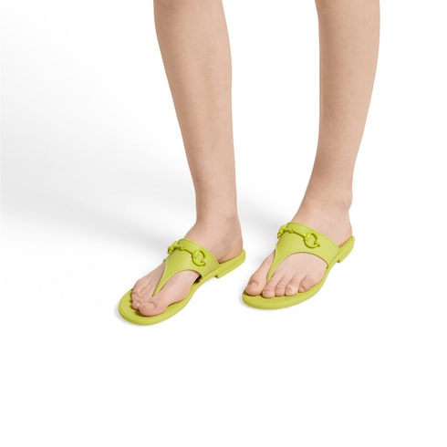 Women's thong sandal with Horsebit