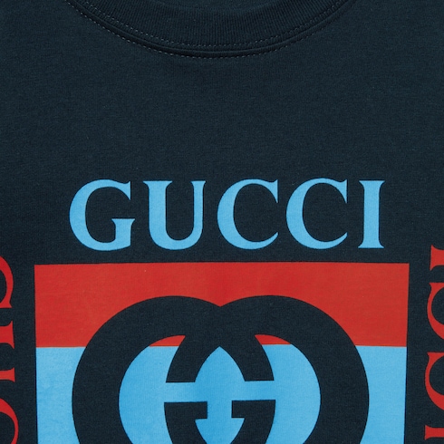 Printed cotton jersey T-shirt