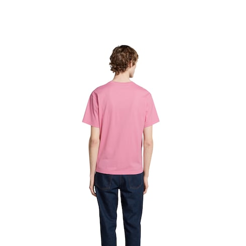 T-shirt in jersey di cotone con stampa