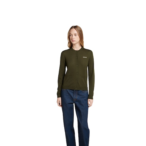 Cardigan in seta e cashmere