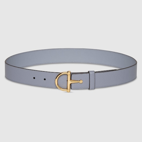 Belt with half-Horsebit buckle