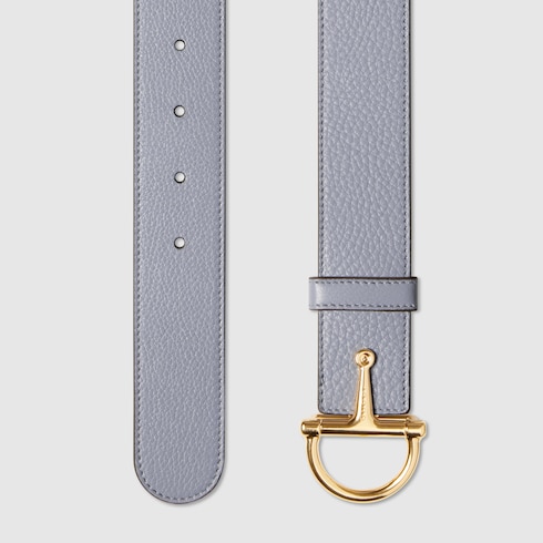 Belt with half-Horsebit buckle