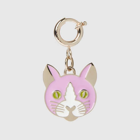 Cat-shaped bag charm