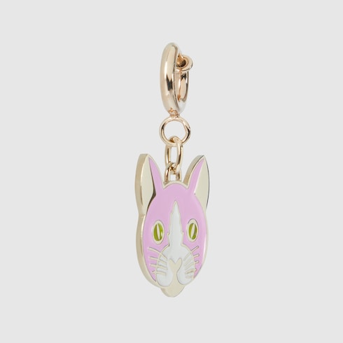 Cat-shaped bag charm