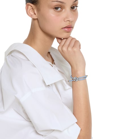 Armband mit rundem GG aus Emaille