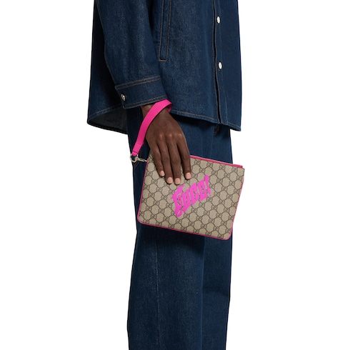 Pochette avec imprimé petit format