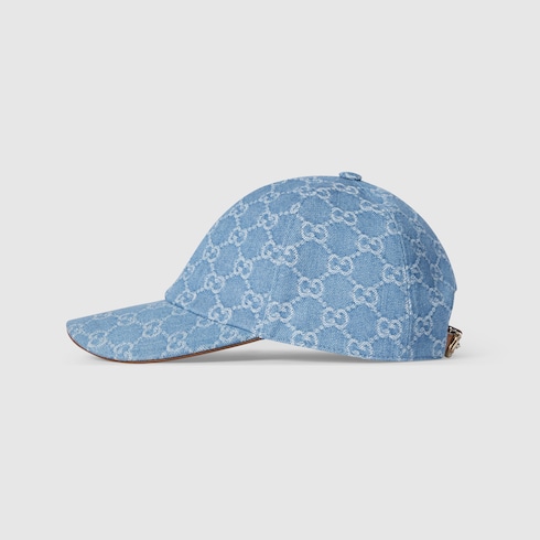 GG denim baseball hat with Horsebit