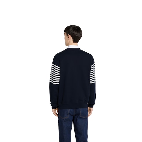Printed cotton jersey sweatshirt