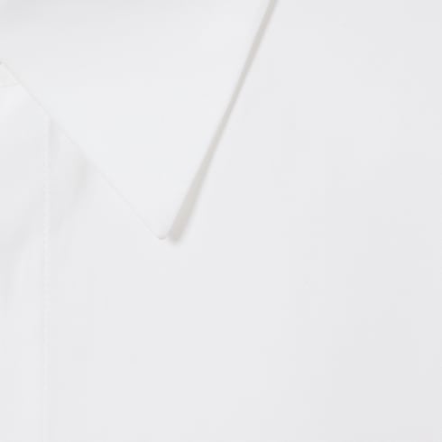 Camisa de popelina de algodón con bordado