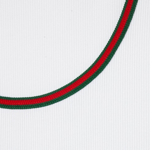 Camiseta de tirantes algodón con tribanda Web