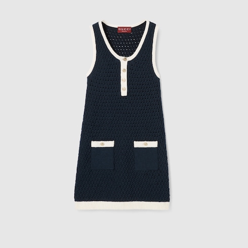 Fine cotton crochet dress